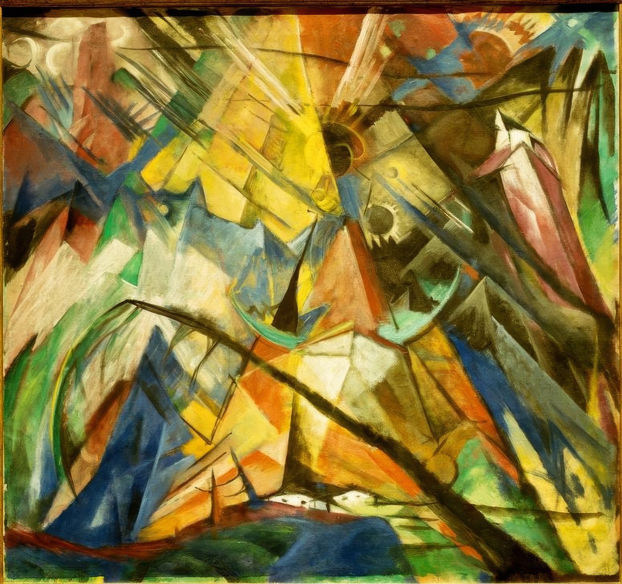 Tirol av Franz Marc