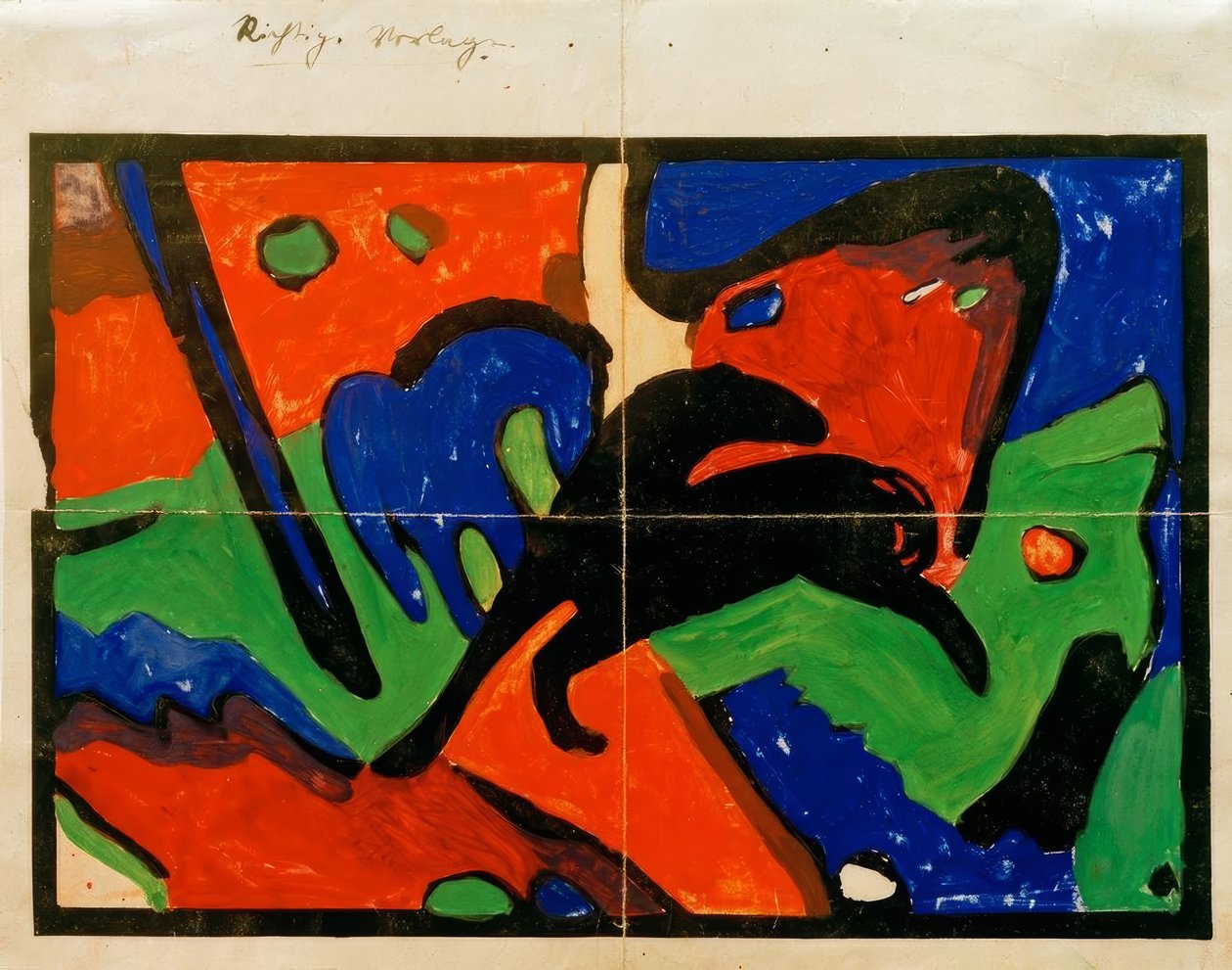 To hester av Franz Marc