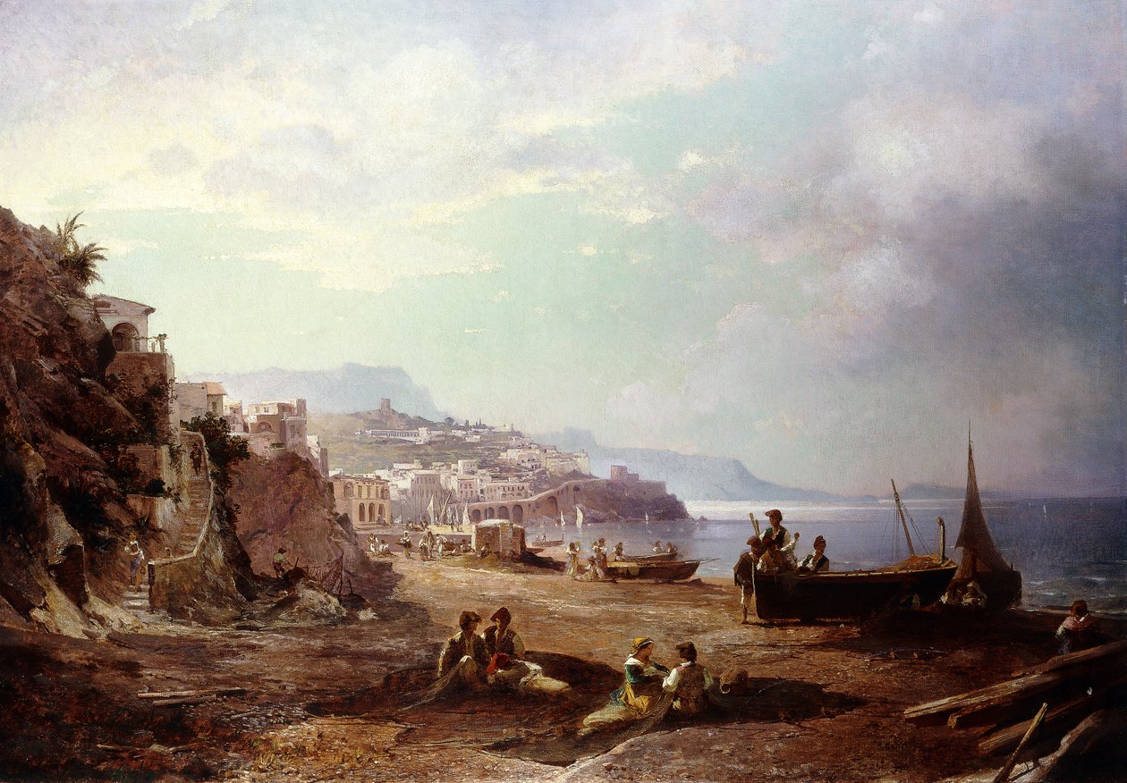 Amalfi, av Franz Richard Unterberger