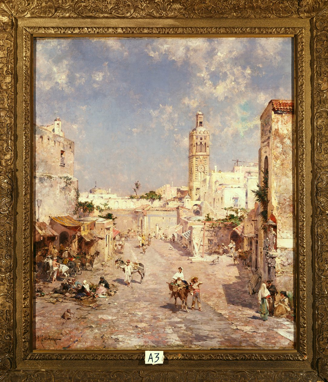 Figurer i en maurisk by av Franz Richard Unterberger