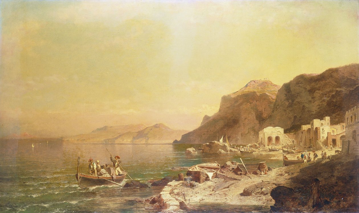 Capri Island, av Franz Richard Unterberger