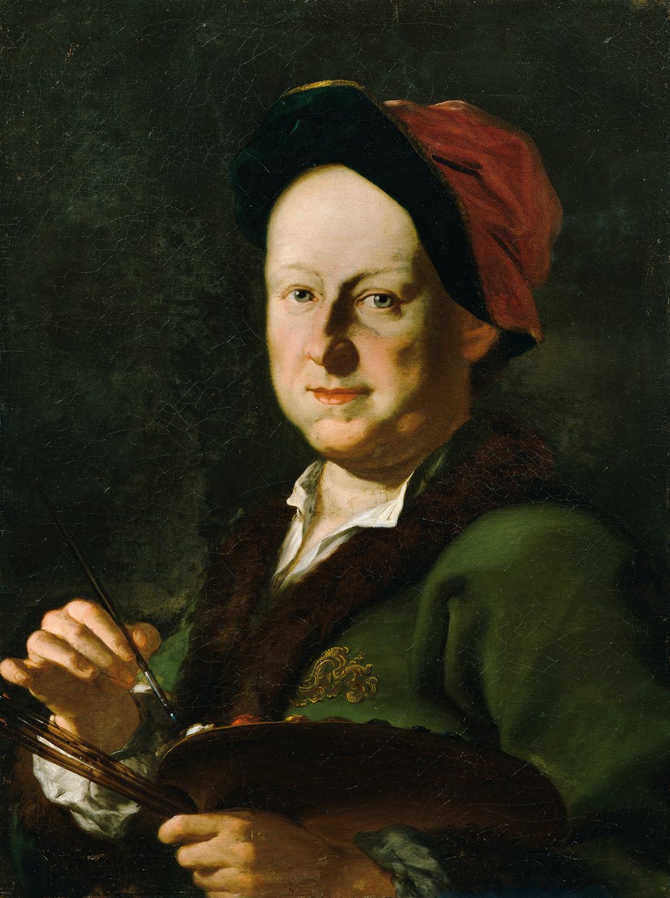 Slagmaleren August Querfurt av Franz Sebald Unterberger