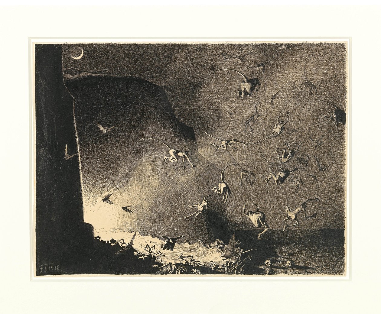 Hell Gate, 1916. av Franz Sedlacek