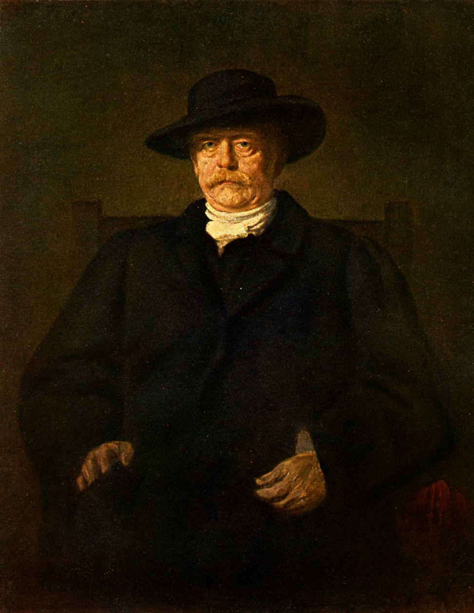 Otto von Bismarck portrett av Franz Seraph von Lenbach