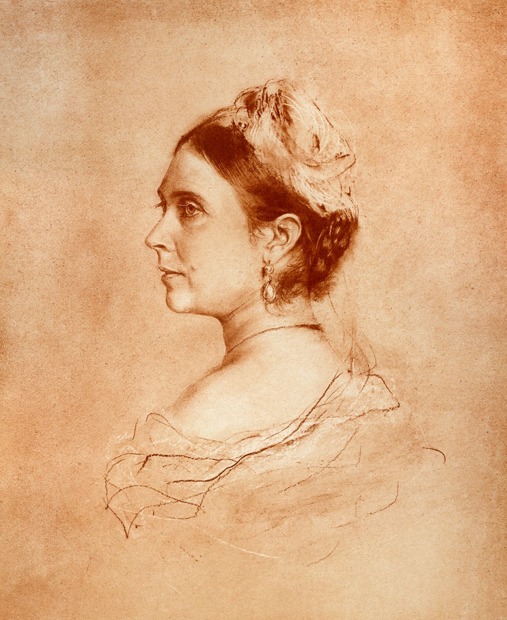 Dronning Victoria av Franz Seraph von Lenbach