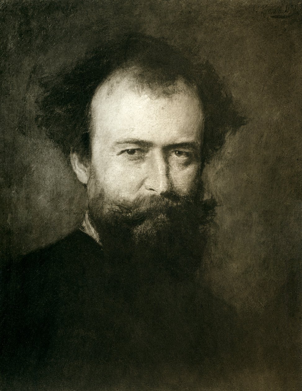 Wilhelm Busch av Franz Seraph von Lenbach
