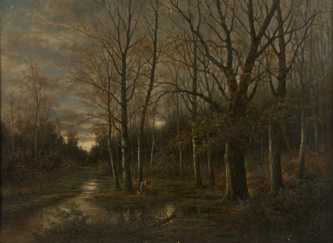 Au landskap nær Lundenburg av Franz Stephan Paschinger
