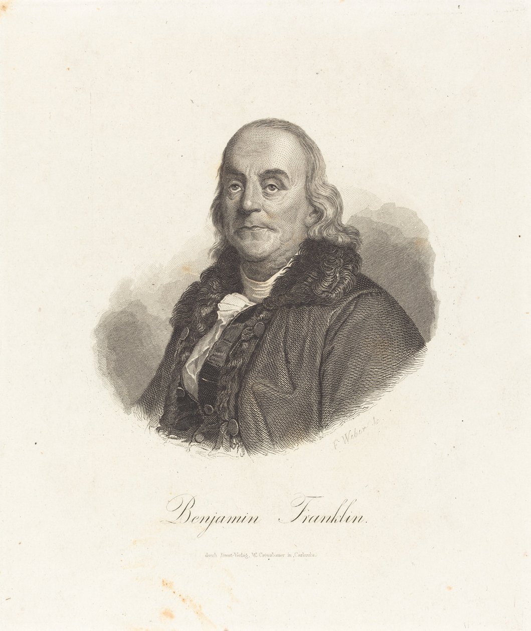 Benjamin Franklin av Franz Weber
