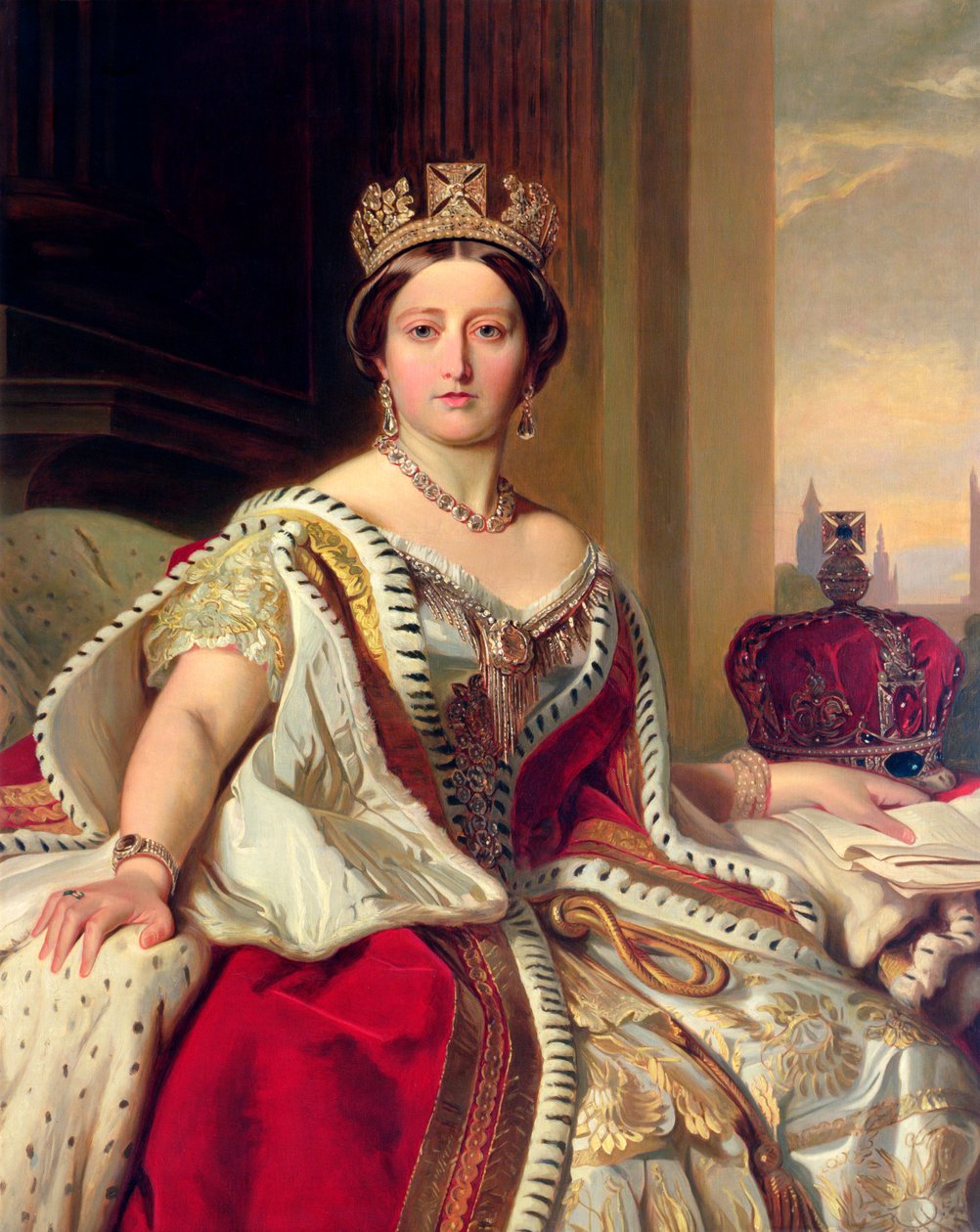 Dronning Victoria, 1859 av Franz Xaver Winterhalter