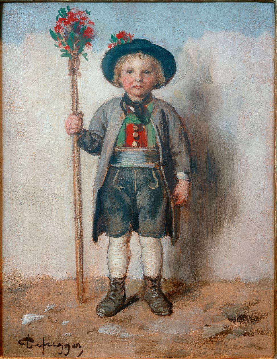Bryllupslasteren av Franz von Defregger