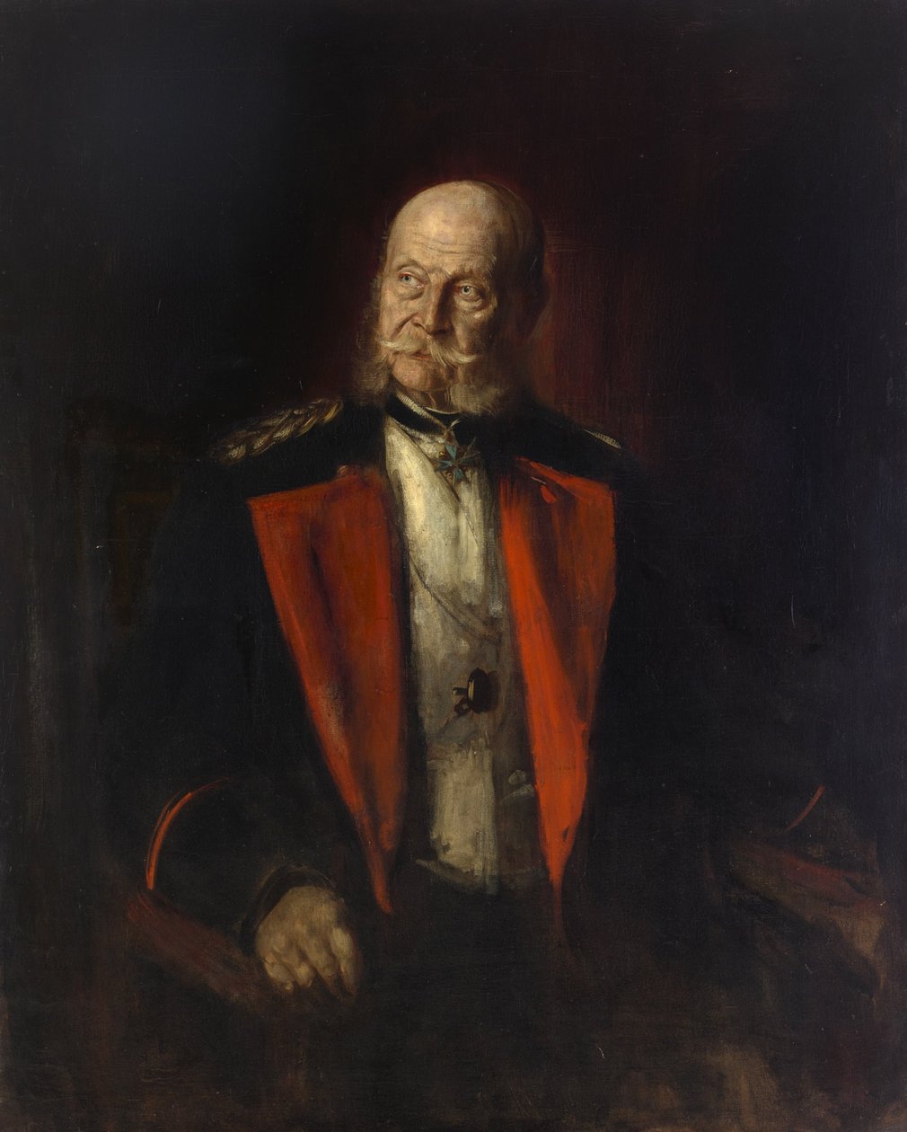 Kaiser Wilhelm I. av Franz von Lenbach