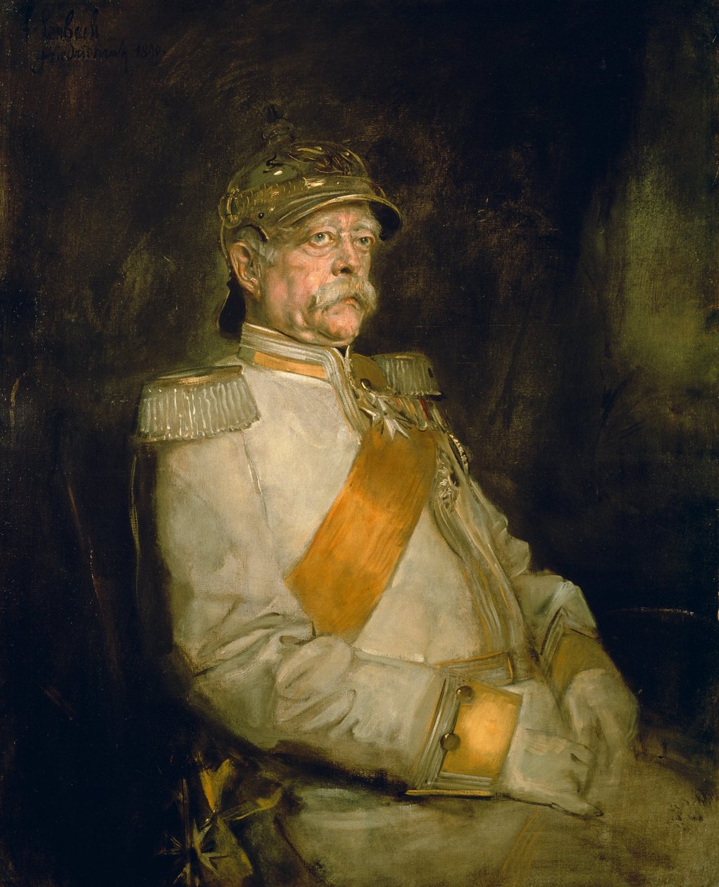 Otto Prins Bismarck av Franz von Lenbach