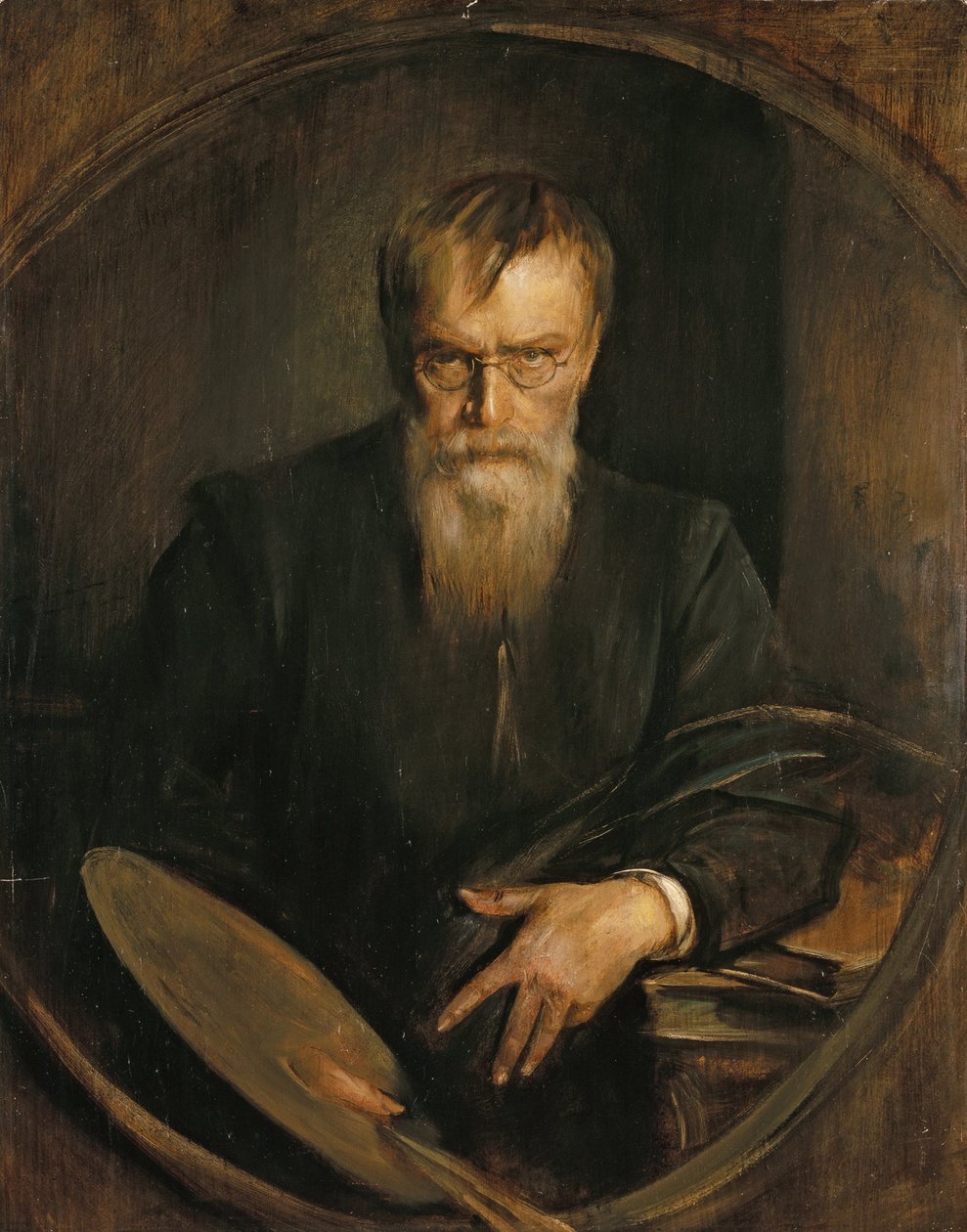 selvportrett av Franz von Lenbach