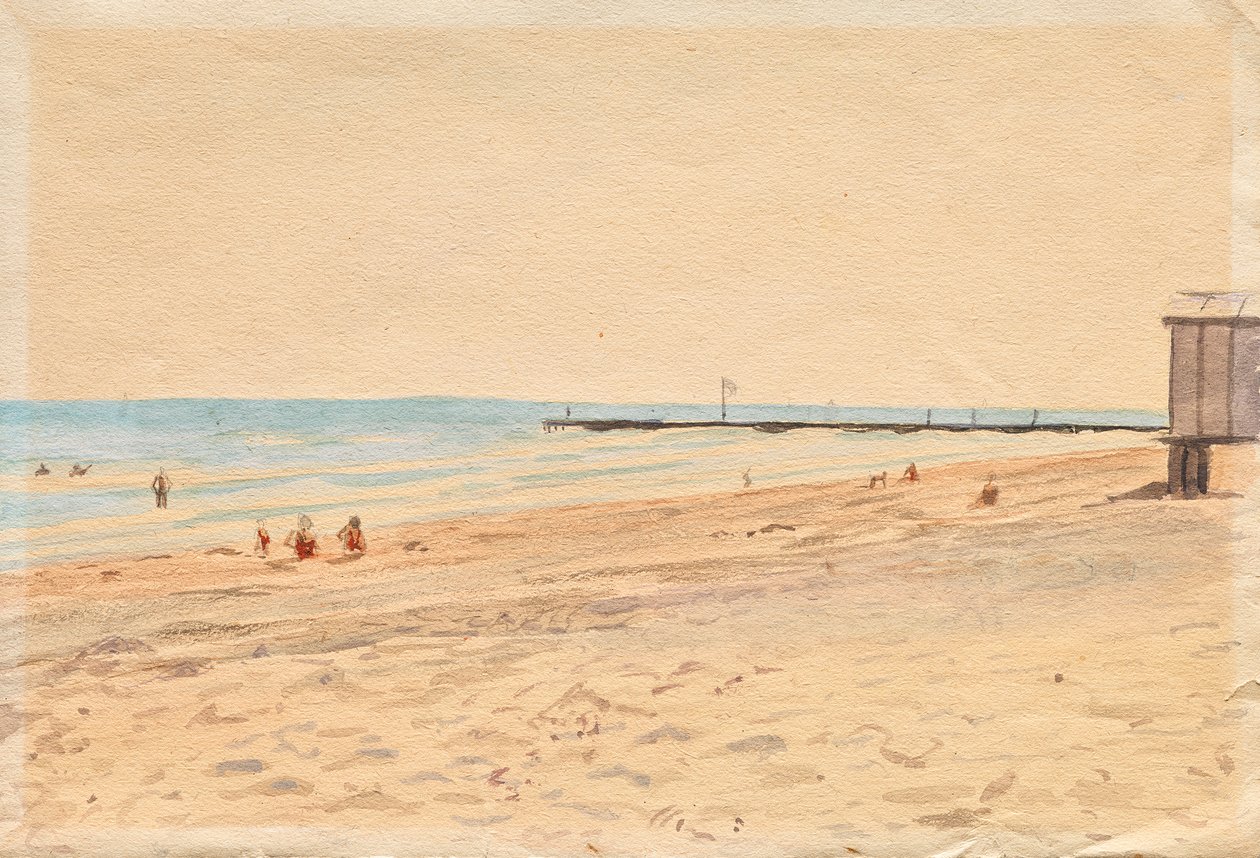 Strandferie av Franz von Matsch