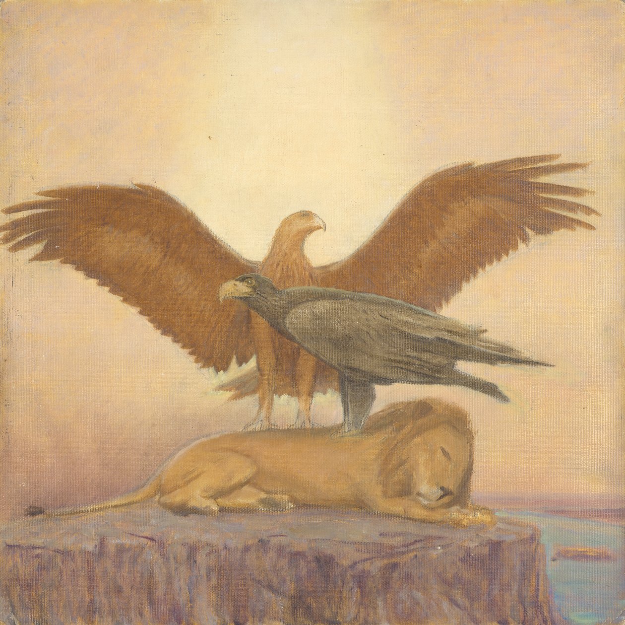 Tigerstudie av Franz von Matsch