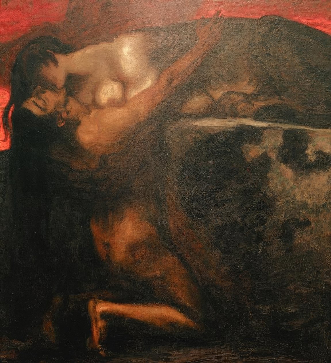 Sfinksens kyss av Franz von Stuck