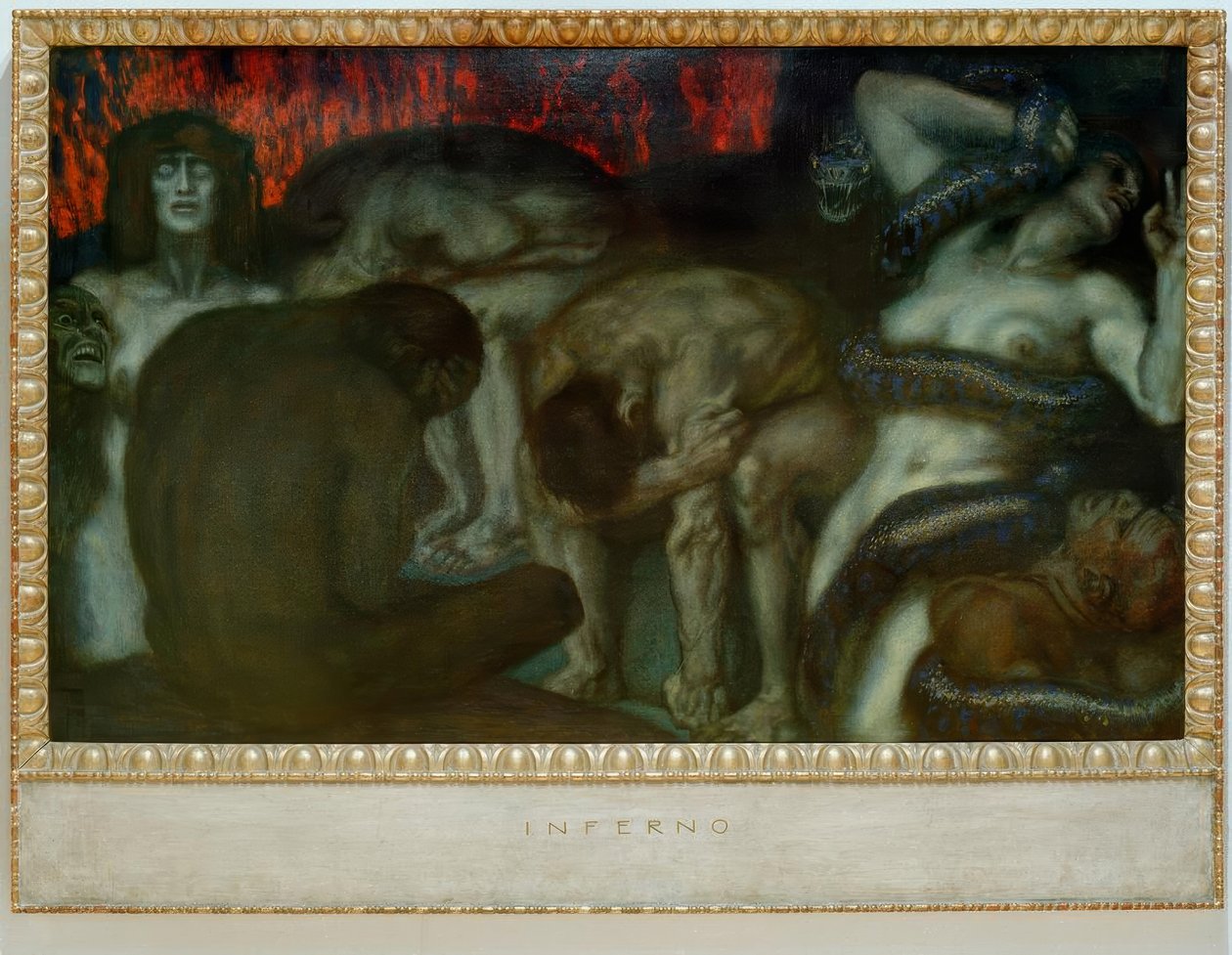 Helvete av Franz von Stuck