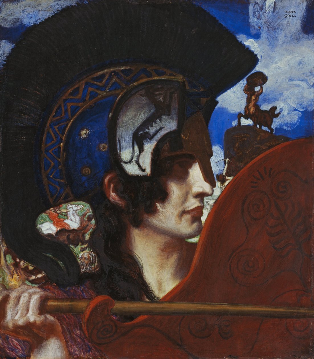 Kjemper Amazon av Franz von Stuck