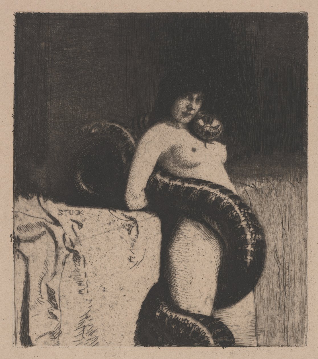 Sensualitet av Franz von Stuck