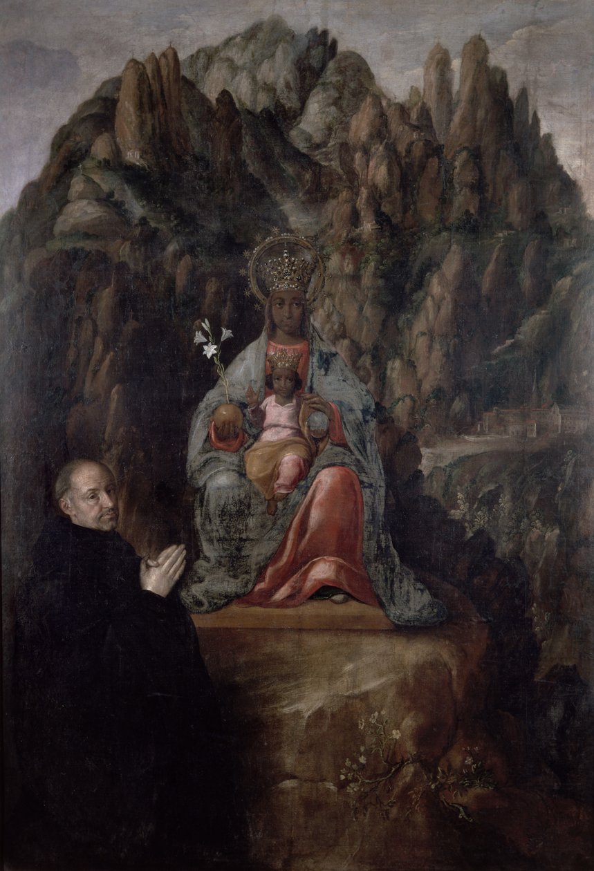 Jomfruen av Montserrat av Fray Juan Andres Rizi