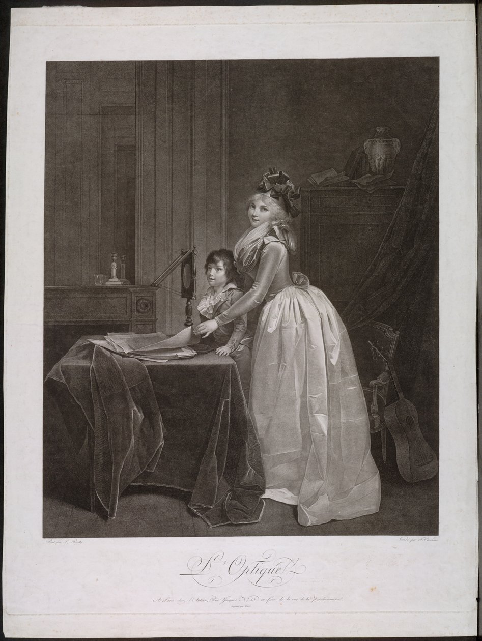 The Optical Viewer, ca. 1794. av Fréderic Cazenave