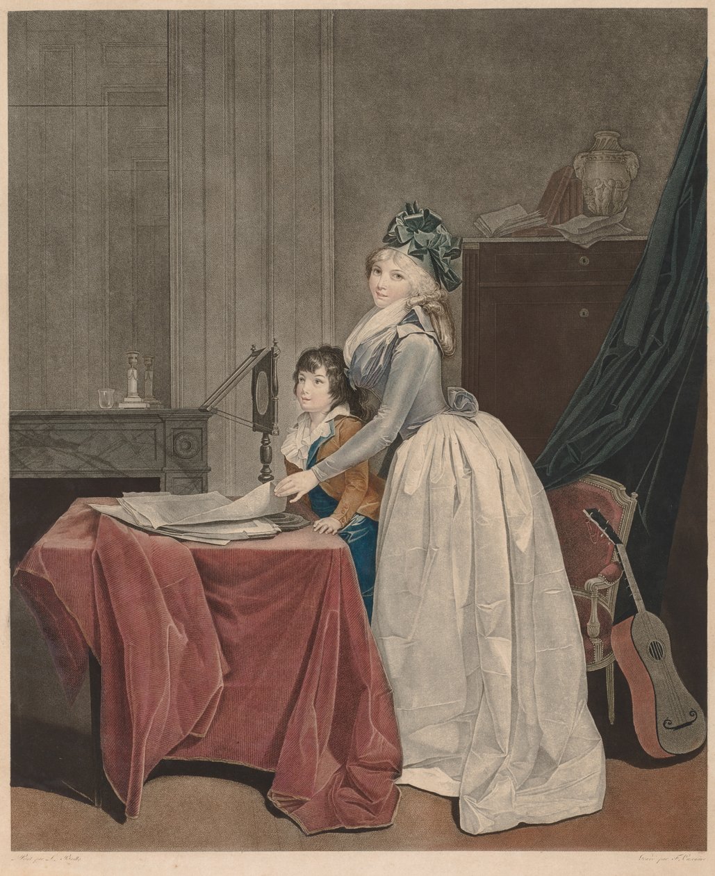 The Optical Viewer, ca. 1794. av Fréderic Cazenave