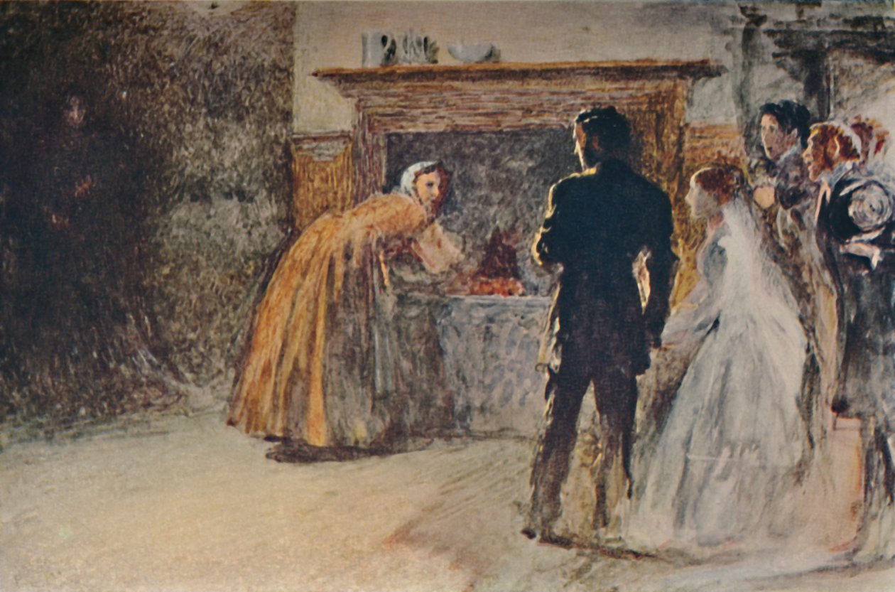 Scene fra Jane Eyre, c1870, c1950. av Fred Walker