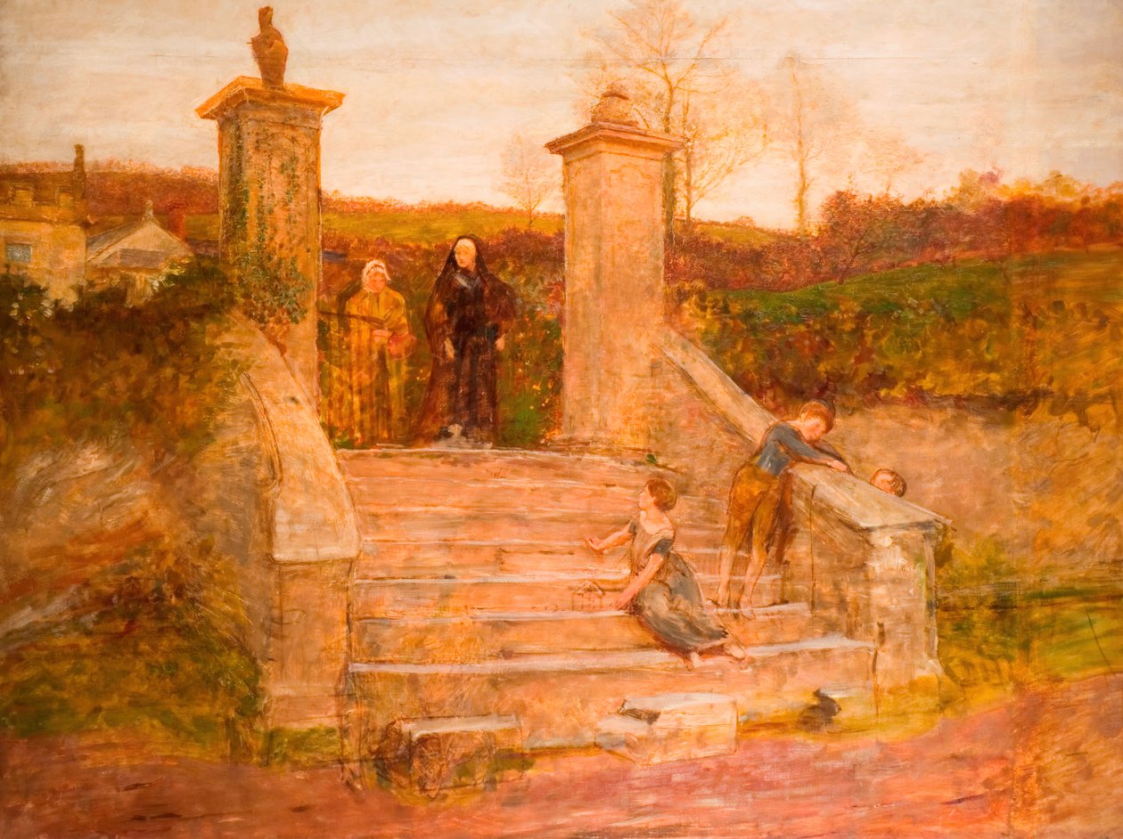 Den gamle porten, 1868. av Fred Walker