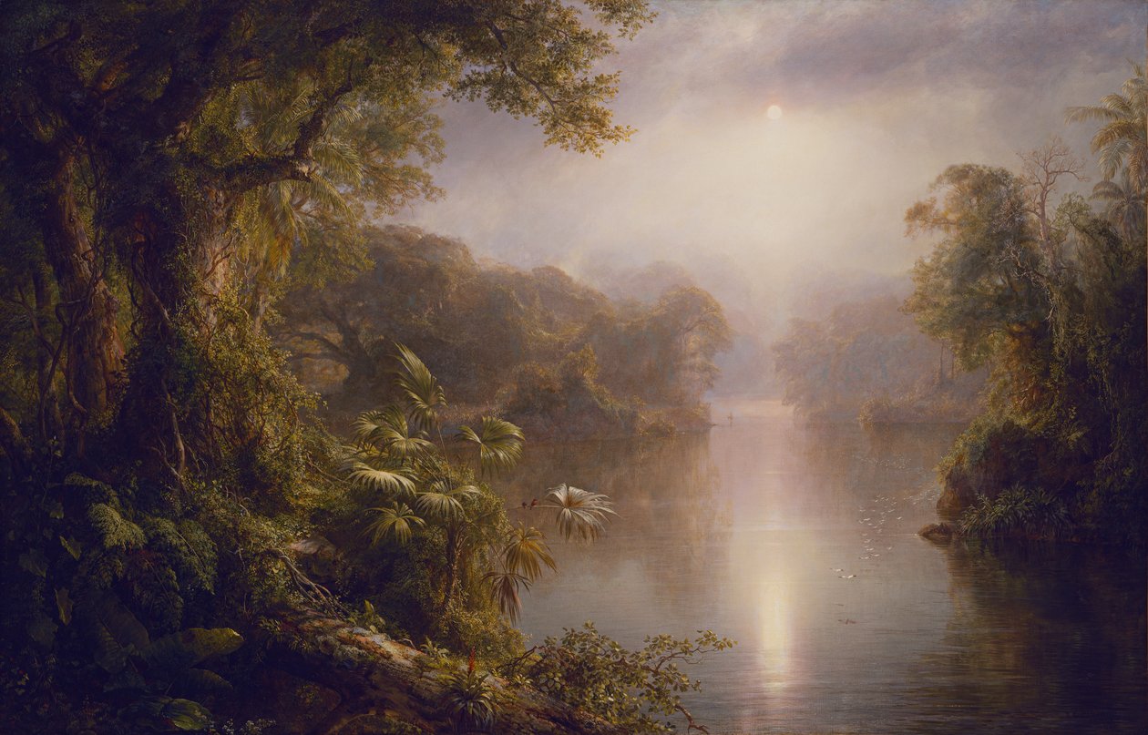 El Rio de Luz Lysets elv av Frederic Edwin Church