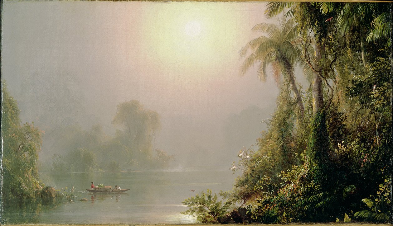 Morgen i tropene, ca. 1858 av Frederic Edwin Church