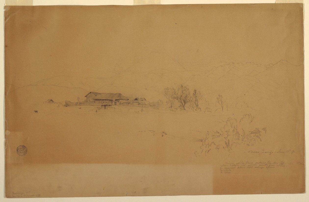 Nær Guanojo, Ecuador av Frederic Edwin Church
