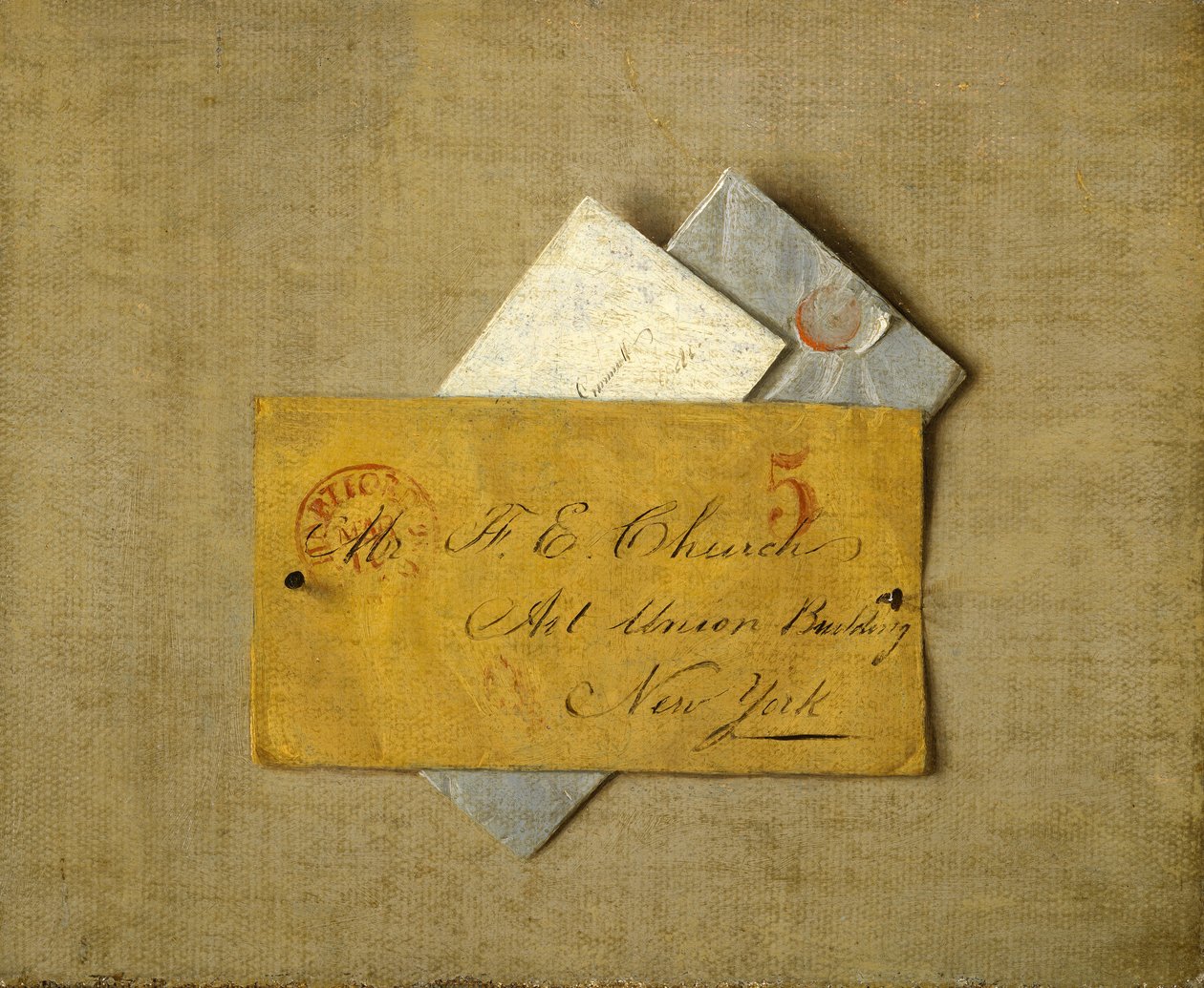 The Letter Revenge, før 1892 av Frederic Edwin Church