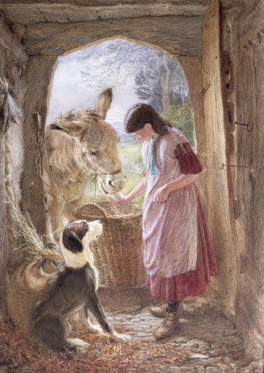Matgrop (kritt) av Frederic James Shields