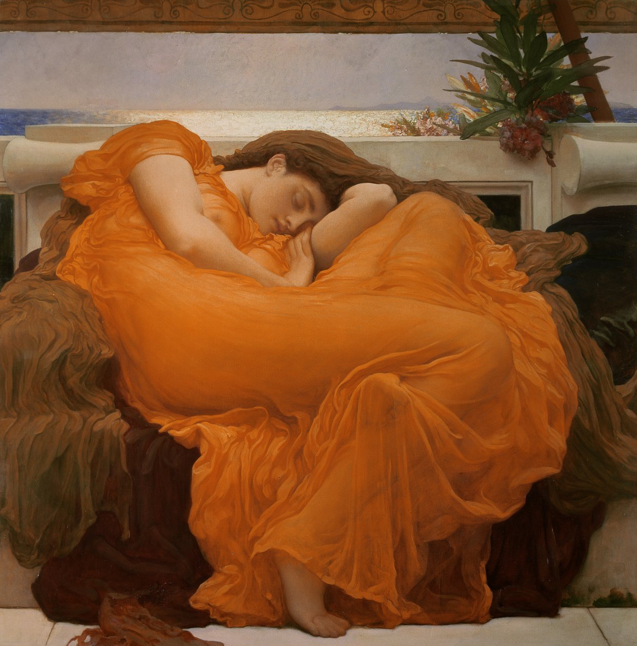 Flaming June, ca. 1895 av Frederic Leighton