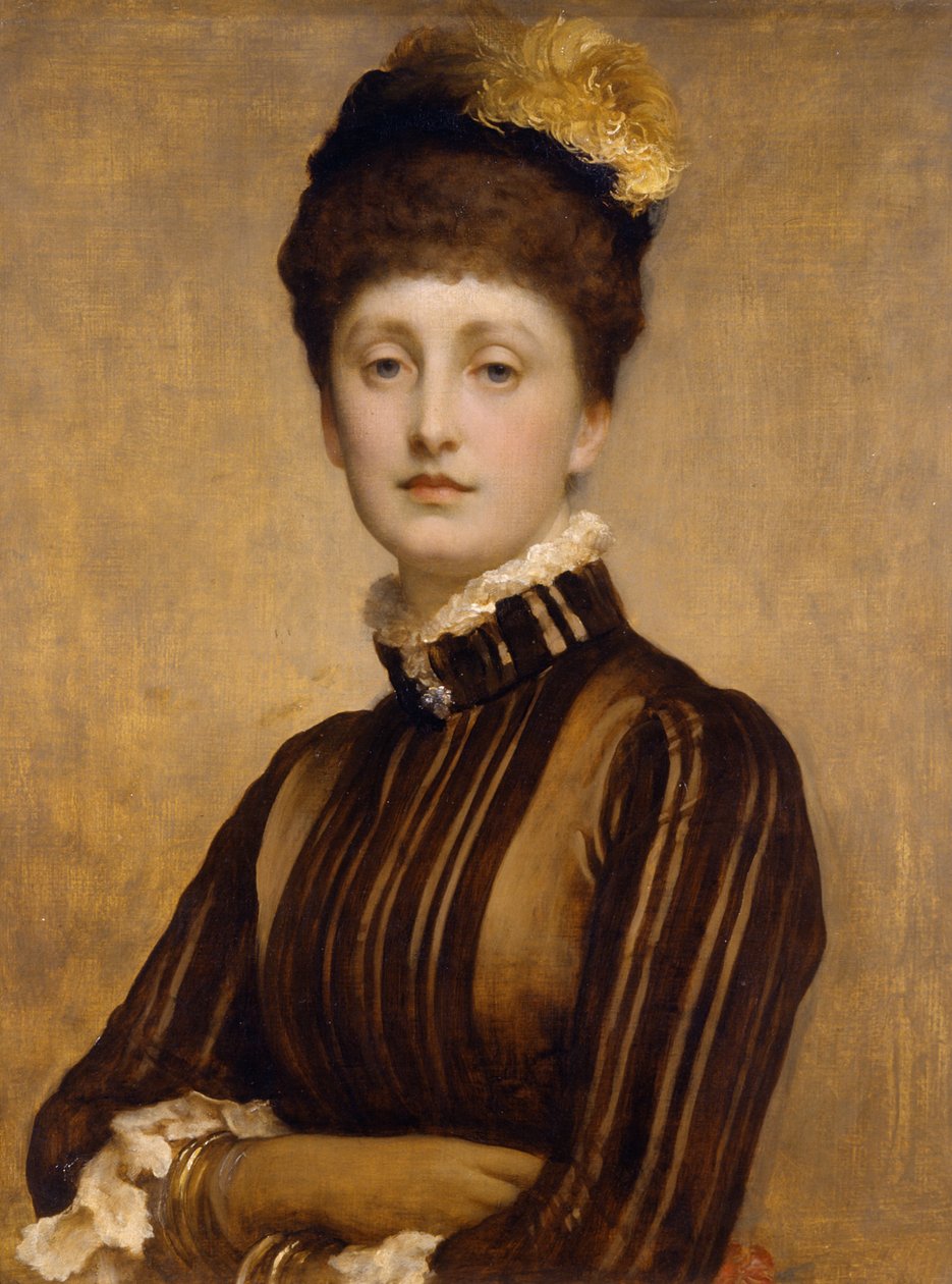 May Prinsep (1853-1935) 1885 av Frederic Leighton