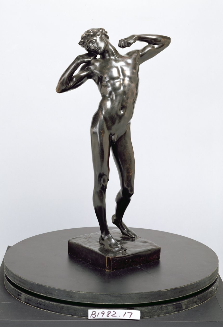 The Sluggard, ca. 1886-90 (bronse) av Frederic Leighton