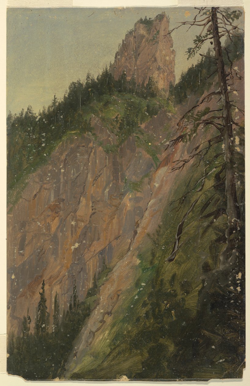 Alpelandskap, Bayern eller Sveits av Frederic Edwin Church