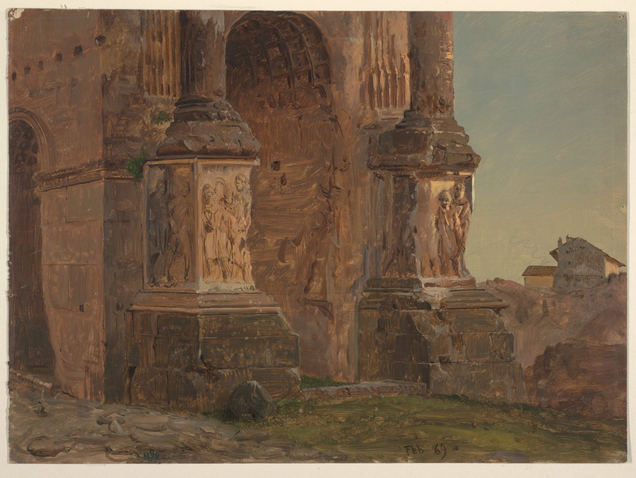 Buen til Septimius Severus, Roma av Frederic Edwin Church