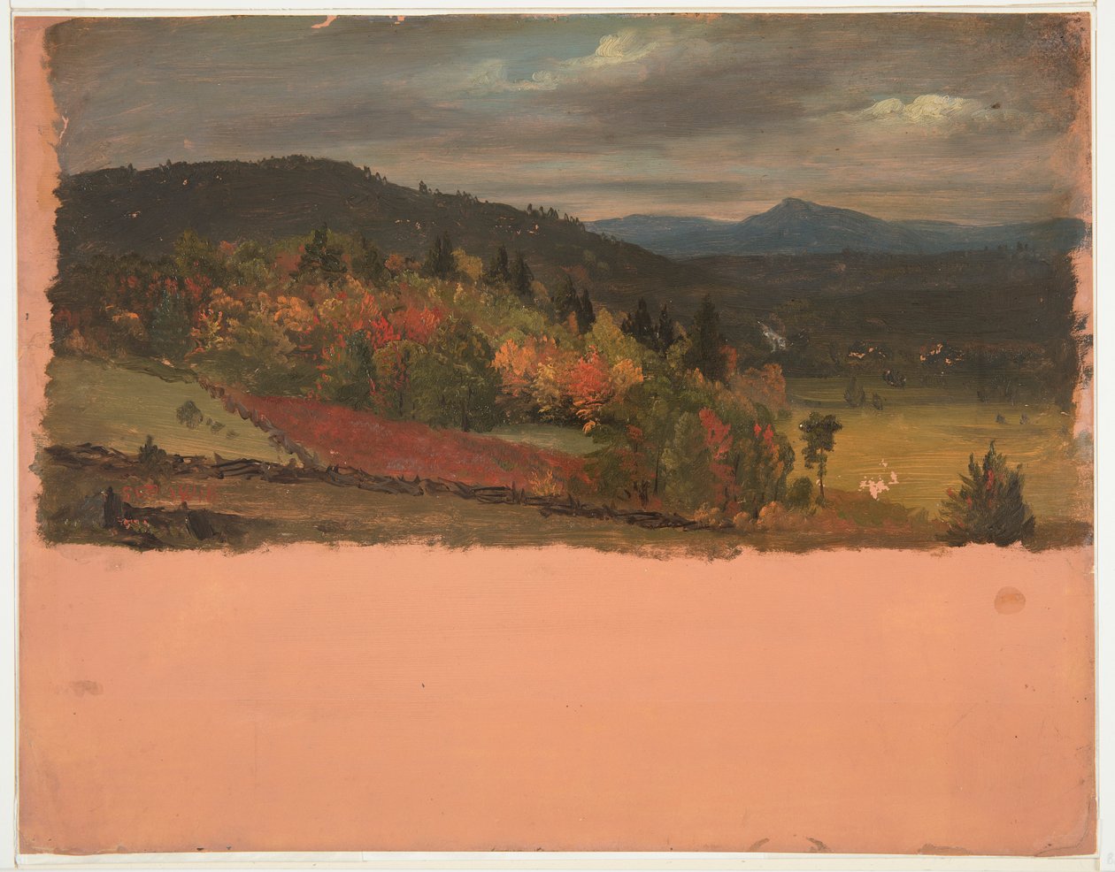 Høstlandskap av Frederic Edwin Church