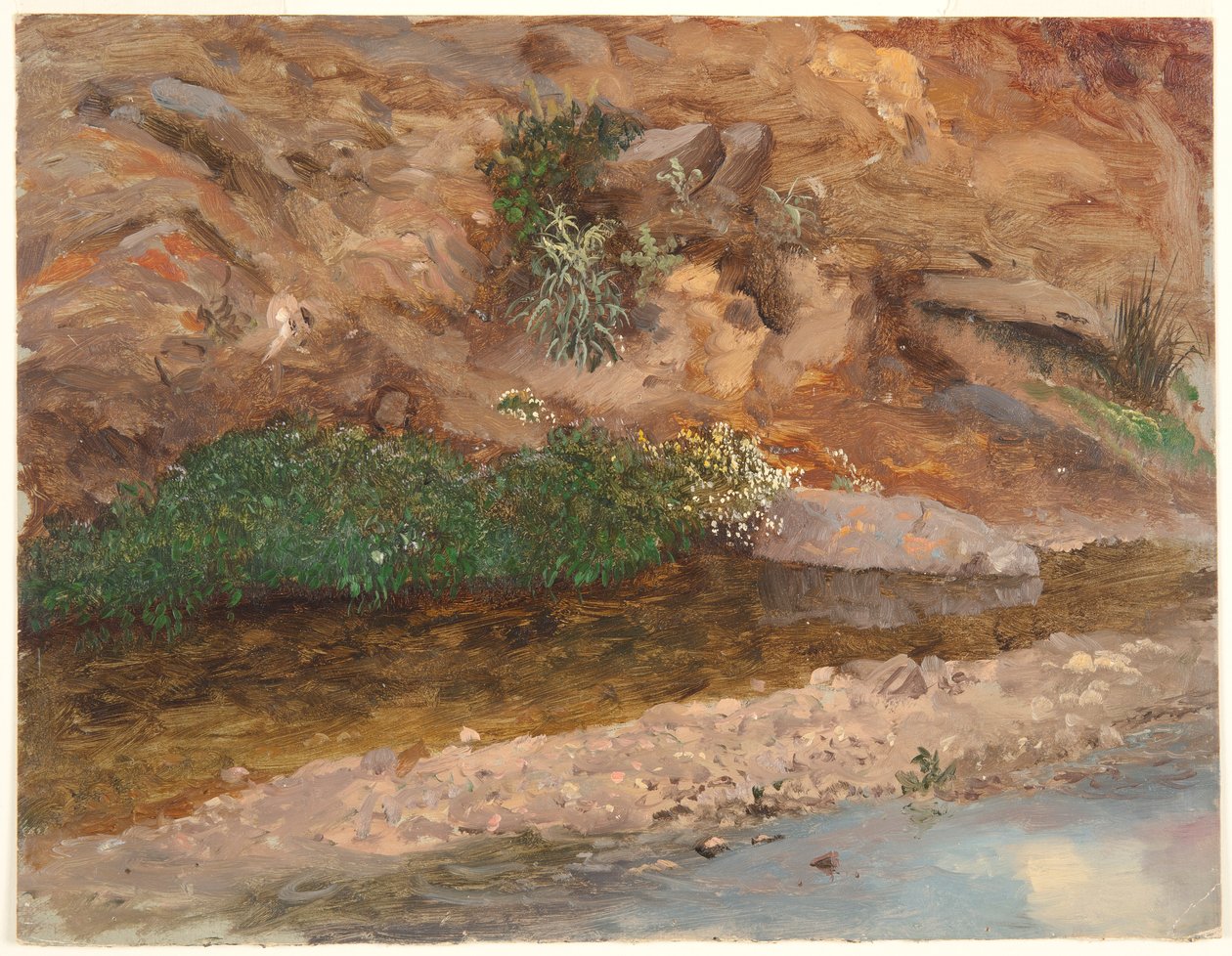 Bank of a Stream av Frederic Edwin Church