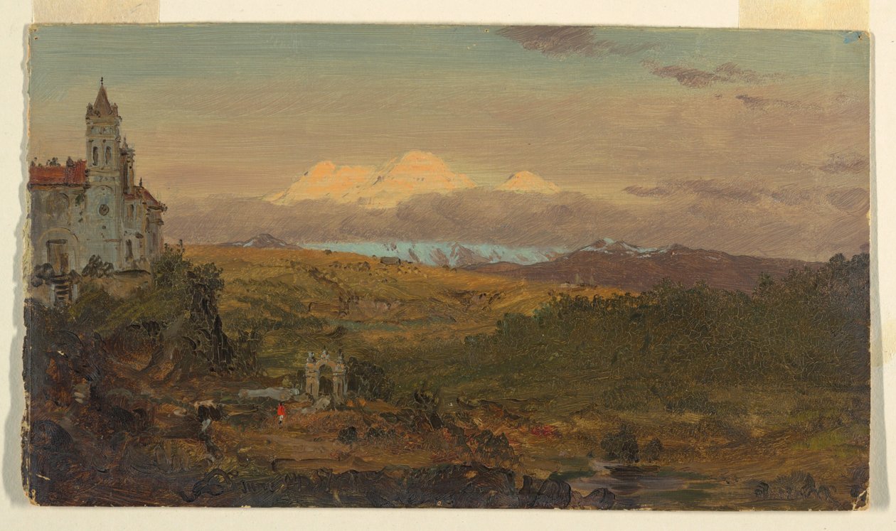 Katedralen, Chillo, Ecuador av Frederic Edwin Church
