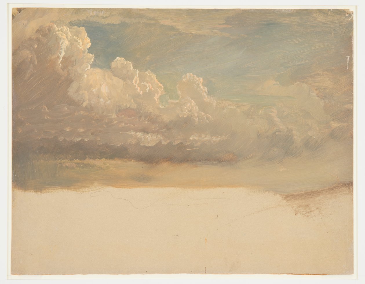 Skystudie av Frederic Edwin Church