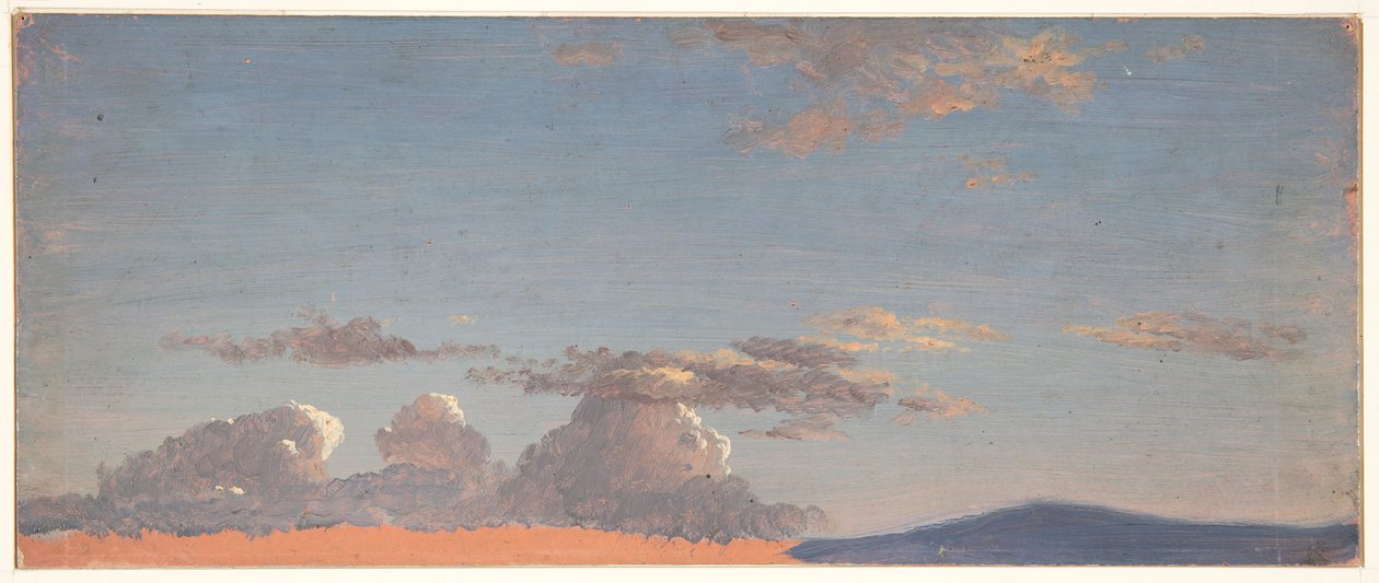 Skystudie av Frederic Edwin Church