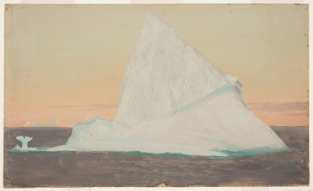 Isfjell og isblomst av Frederic Edwin Church