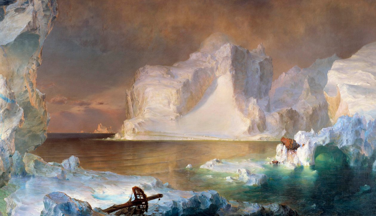 Isfjell av Frederic Edwin Church