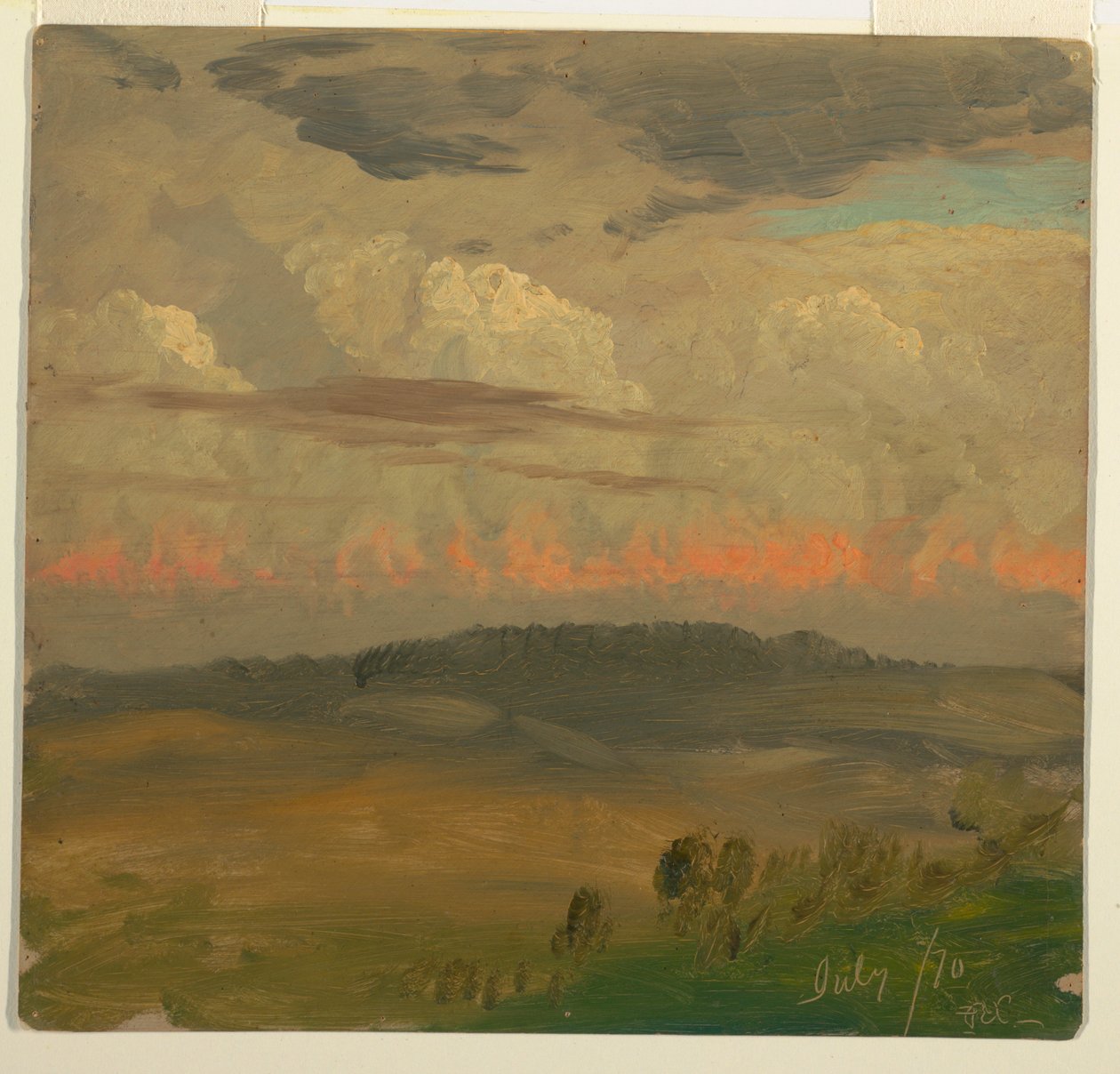 Landskap, Hudson Valley av Frederic Edwin Church