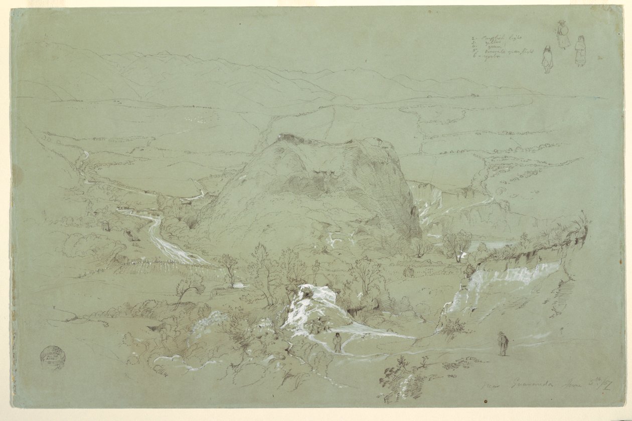 Landskap nær Guaranda, Ecuador av Frederic Edwin Church