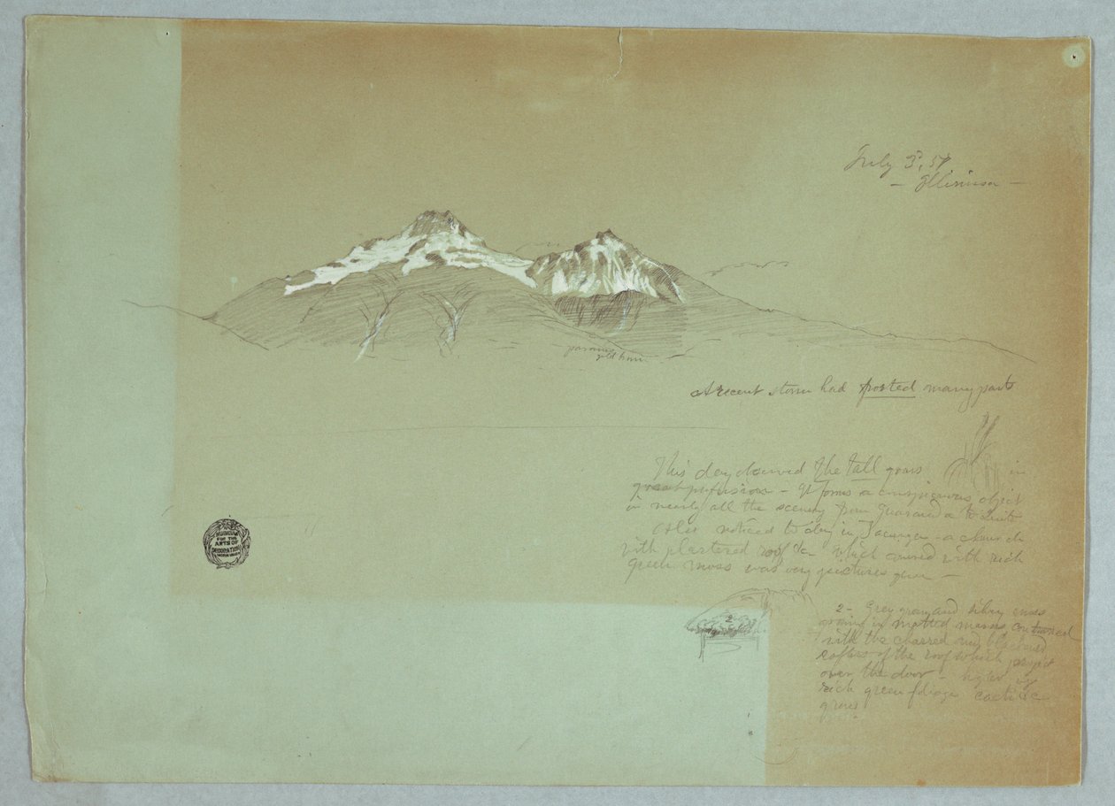 Mount Iliniza, Ecuador av Frederic Edwin Church