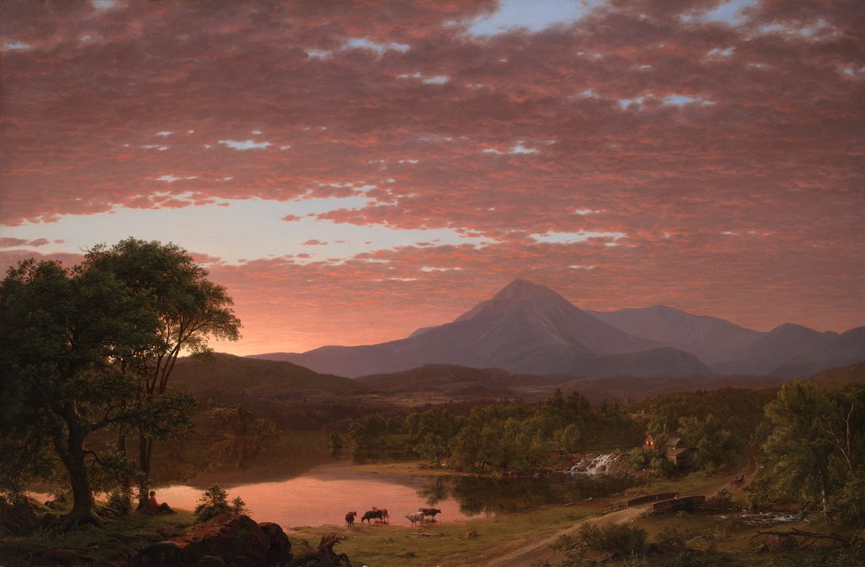Fjellet Ktaadn av Frederic Edwin Church