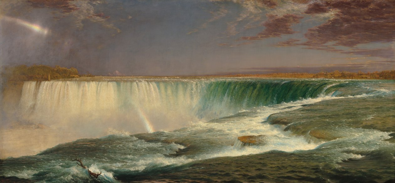 Falls, 1857. av Frederic Edwin Church